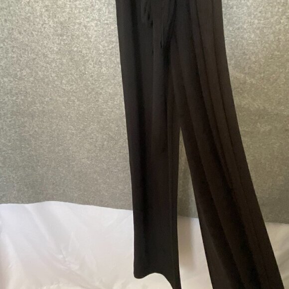 40. Ralph Lauren Solid Black Pants Jumpsuit Size 0 - Picture 4 of 5